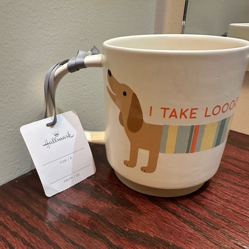 NWT Hallmark Dachshund Dog Mug